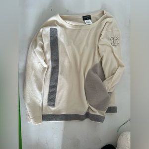 Chanel CC Logo dress shirt interlock cc sweater shirt Pocket Top Pullover